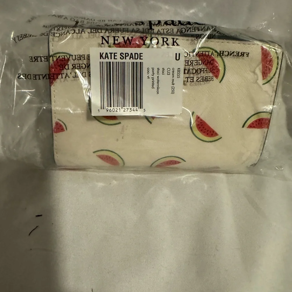 Kate Spade watermelon wallet